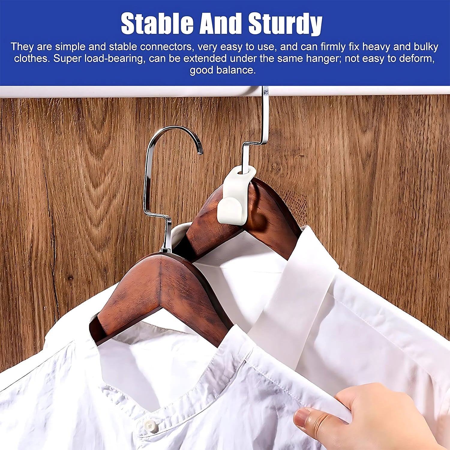 Multi-Color Hanger Connector Hooks (30 Pc) Multi-Color Hanger Connector Hooks (30 Pc)